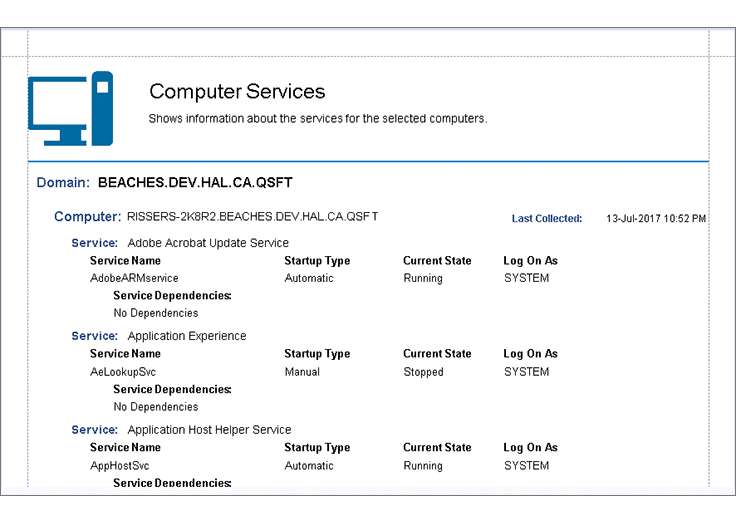 Enterprise Reporter For Windows Servers Screenshot 7